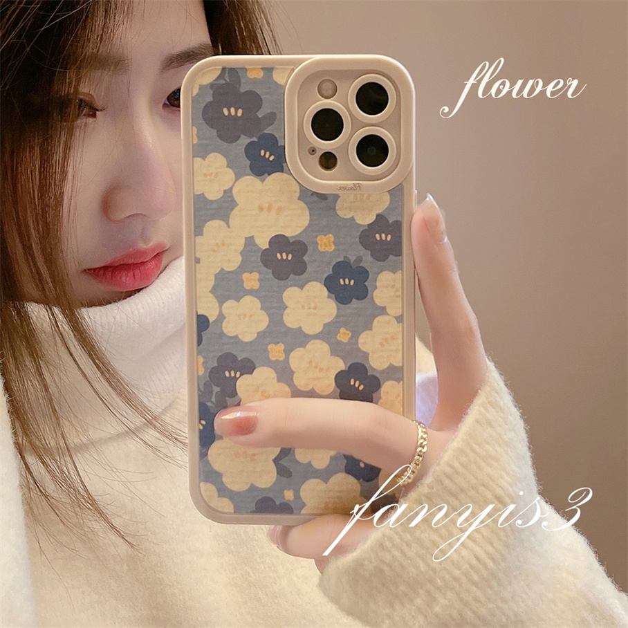 Ốp Điện Thoại Dẻo Trong Suốt Họa Tiết Hoa Xinh Xắn Cho For iPhone 13 12 11 Pro Max X XR Xs Max 7 8 Plus SE 2020