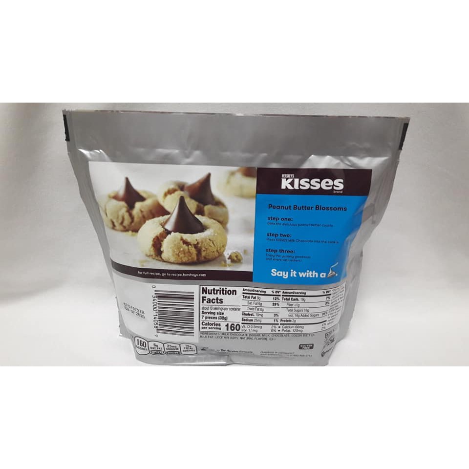 Socola Hershey's Kisses Milk - Mỹ (306g)