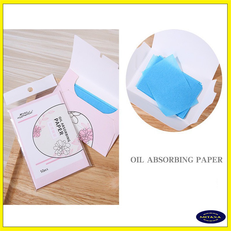 Giấy thấm dầu, chính hãng Lameila, loai 50 tờ nhiều mẫu | BigBuy360 - bigbuy360.vn