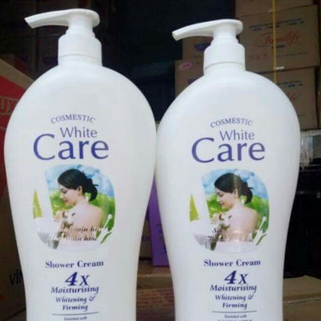 Sữa tắm dê white care chai lớn