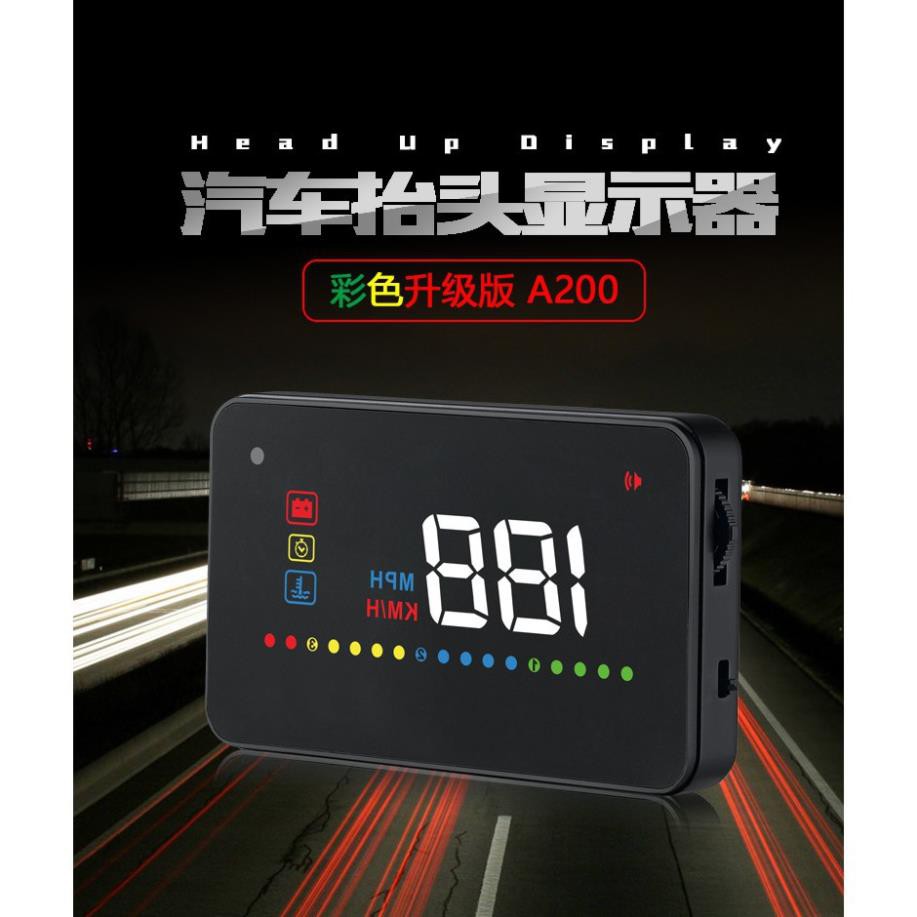 HUD A200 hiện thị tốc độ lên kính lái