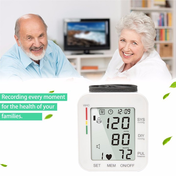 Máy đo huyết áp cổ tay màn hình LCD KL1