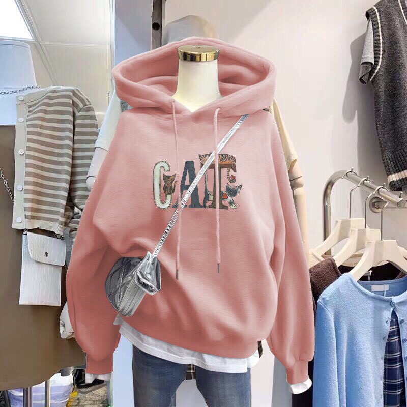 Áo hoodie nam nữ, họa tiết chữ CAT , áo siêu hot, thời trang thu đông | BigBuy360 - bigbuy360.vn