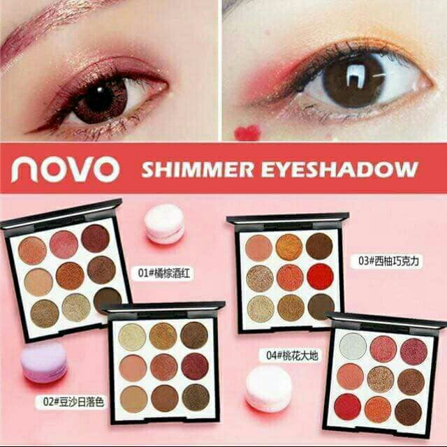 Phấn mắt NOVO Eye Shadow 9 ô