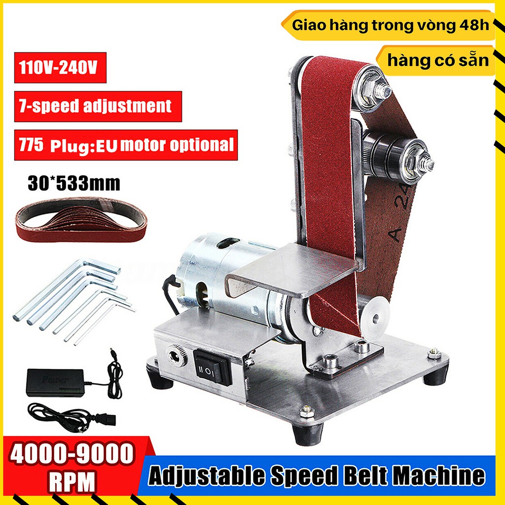 Máy mài đai nhám 775 mini,Máy Mài Thủ Công thiết kế gập linh hoạt cầm tay tiện lợi - Người bán địa phương
