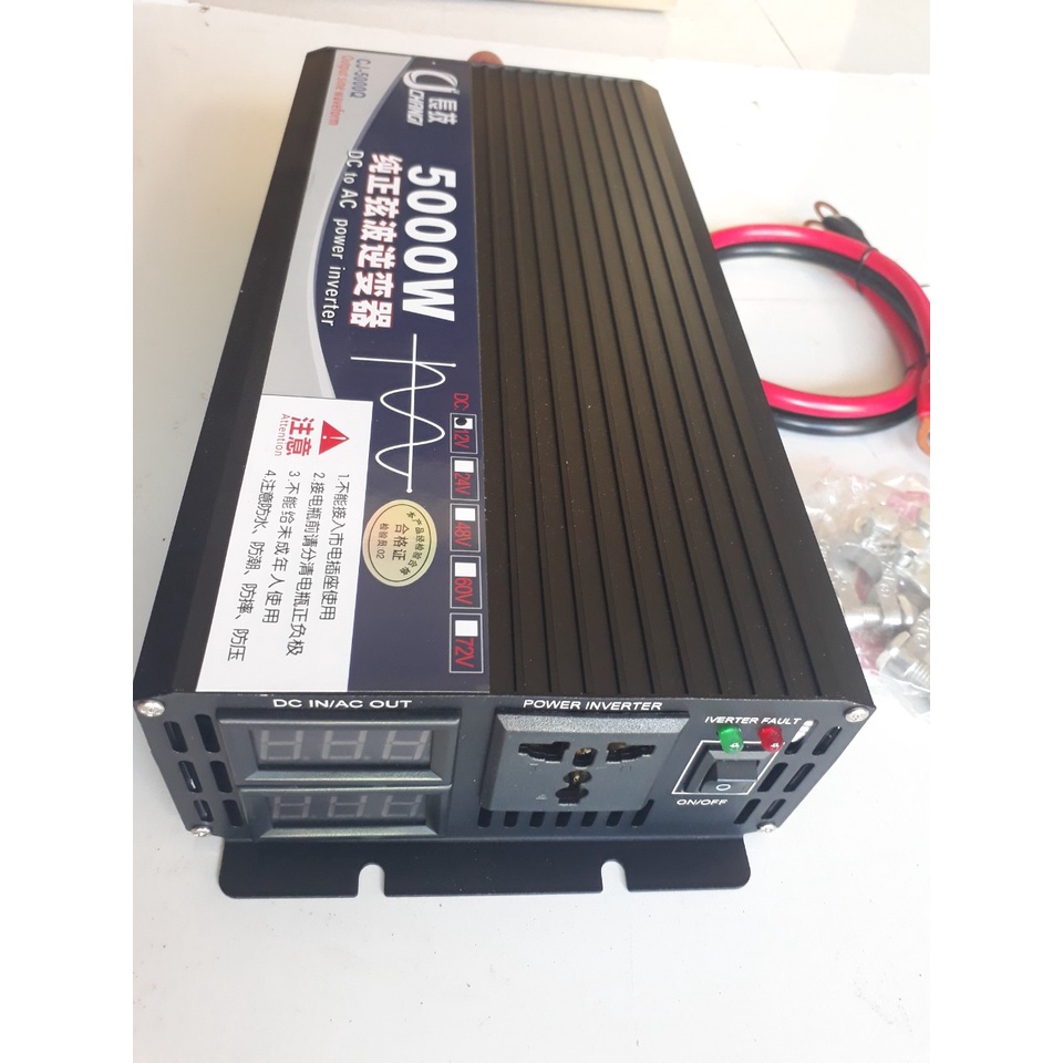 BỘ KICH ĐIỆN SÓNG SINE CHUẨN 12v/24V -220V - 5000W - CJ 5000W