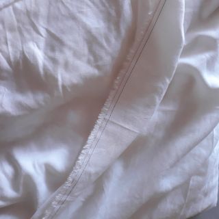 1m vải lanh đũi trắng