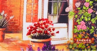 Tranh thêu ruy băng 150x75cm
