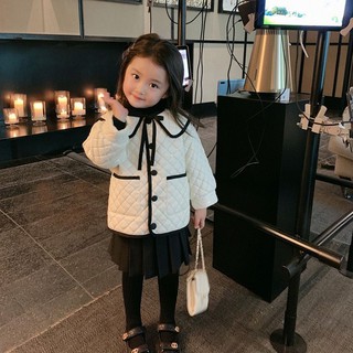 áo nhung chần trám bé gái