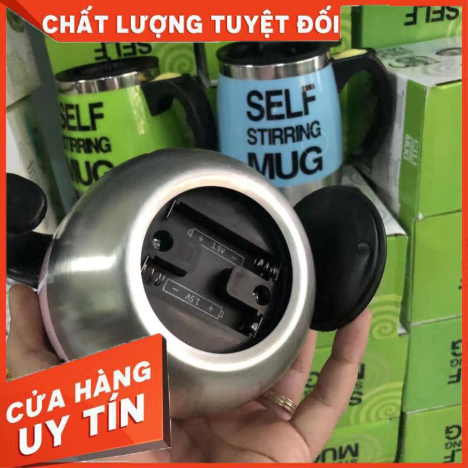 Ly giữ nhiệt uống cà phê - pha sữa - khuấy bột -  thức uống hòa tan - tự khuấy - tiện lợi