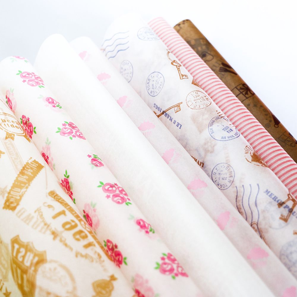 Set 50 tờ giấy sáp chống thấm dầu mỡ dùng nướng bánh