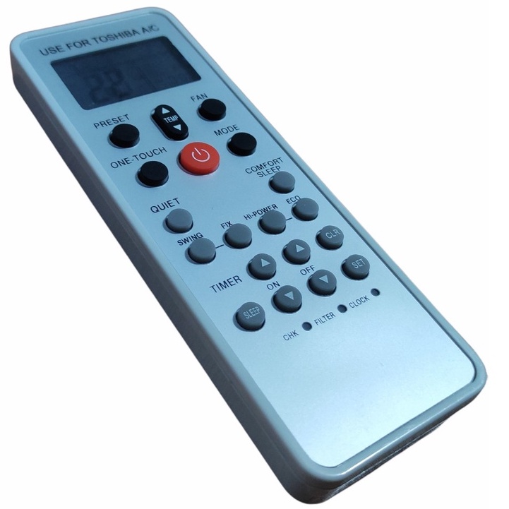 điều khiên điều hoà toshiba remote máy lạnh toshiba một chiều ( tặng cặp pin)