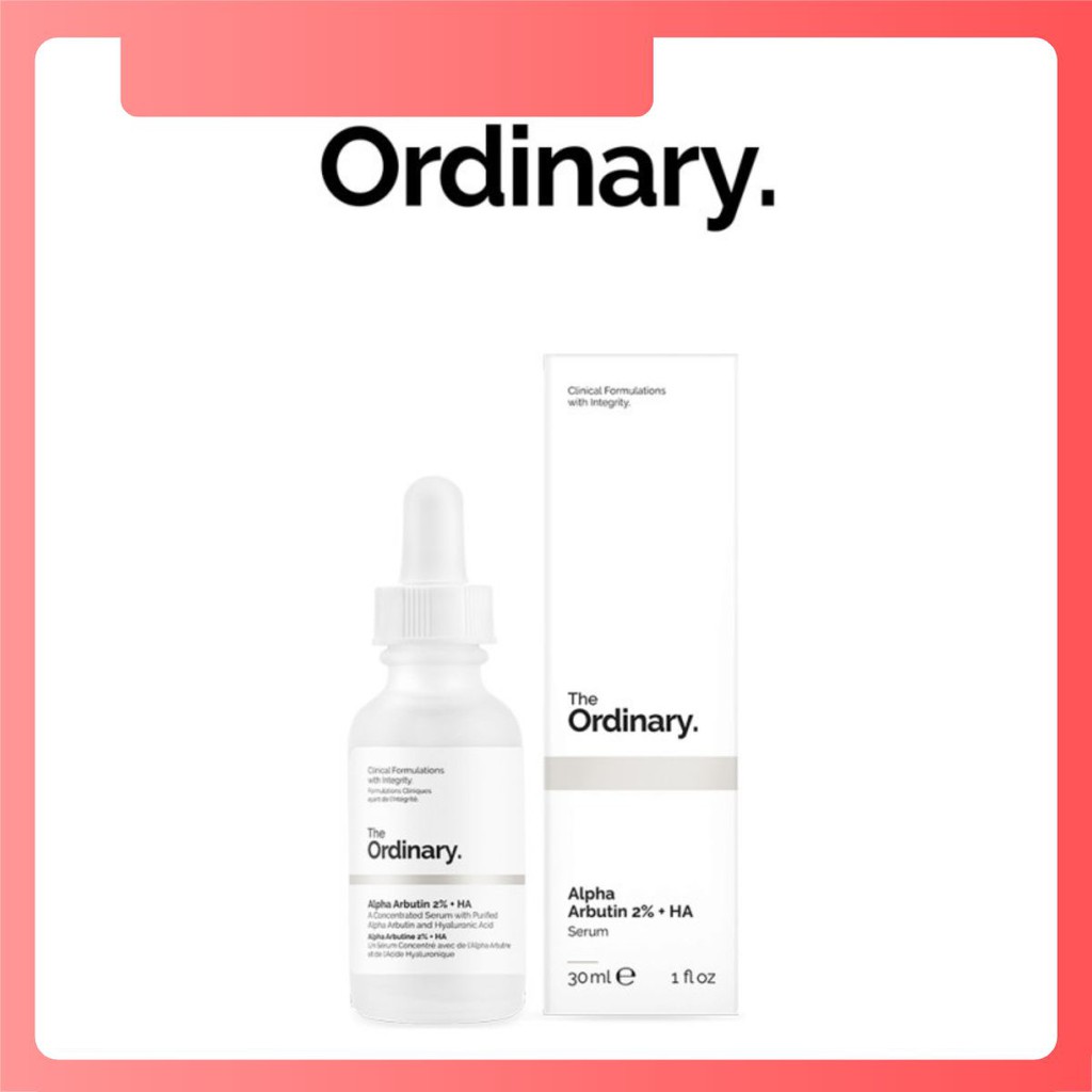 Serum Trắng Da Mờ Thâm Alpha Arbutin 2% + HA 30ml - The Ordinary