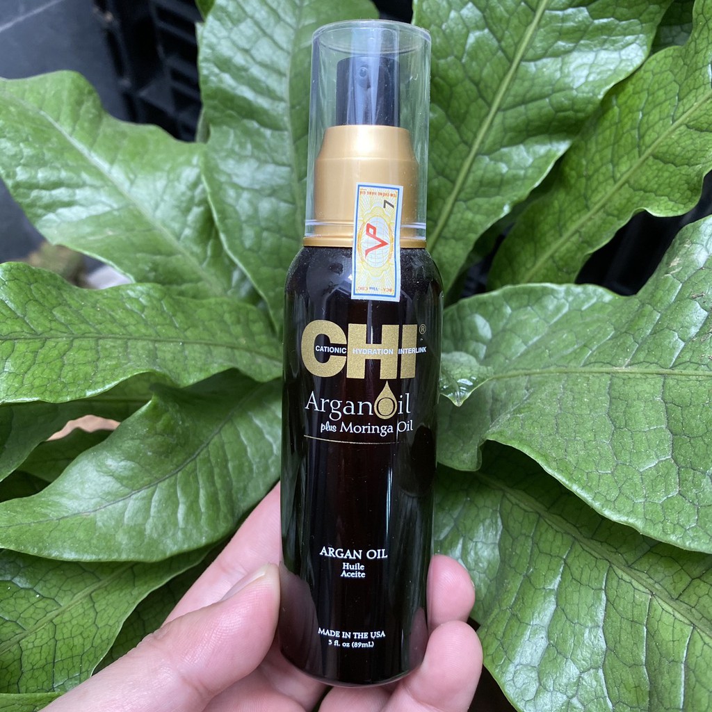 Tinh dầu chăm sóc tóc cao cấp CHI Argan Oil Moringa 89ml