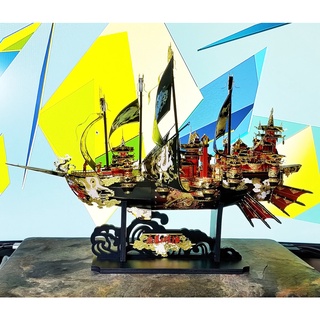 Mô Hình 3D Kim Loại Piececool Thuyền Buồm Thừa Phong Chu