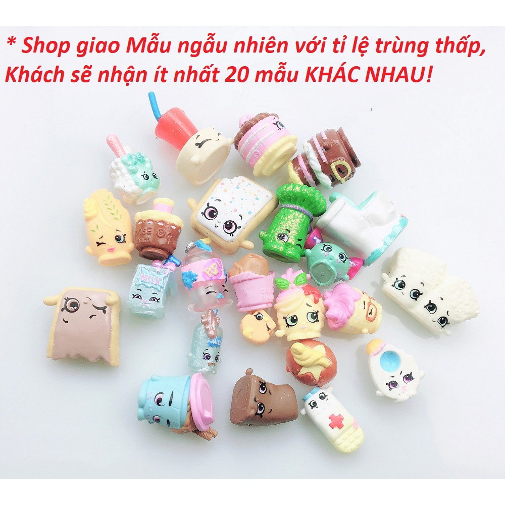 🌈 Combo 30 mô hình SHOPKINS dòng Real Littles mẫu Bánh kẹo ngẫu nhiên - Đồ chơi VNXK