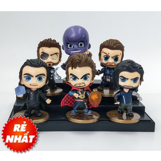 Mô hình Avengers Dr.Strange Thanos, Thor, Winter Solider, Captain, Loki trong Infinity War cosbaby - cao 10cm