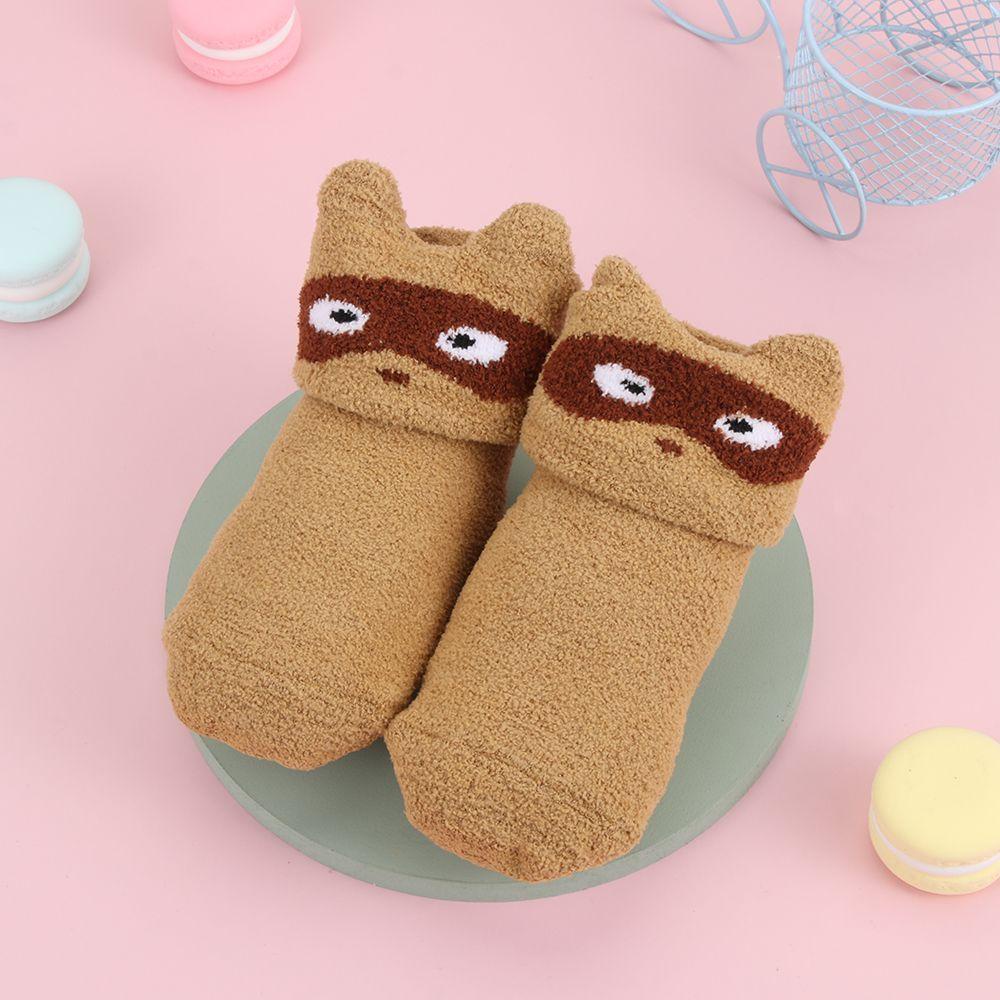 Vớ Nhung San Hô Dày Mềm Mại Giữ Ấm Mùa Đông MIHAN1 Cho Bé