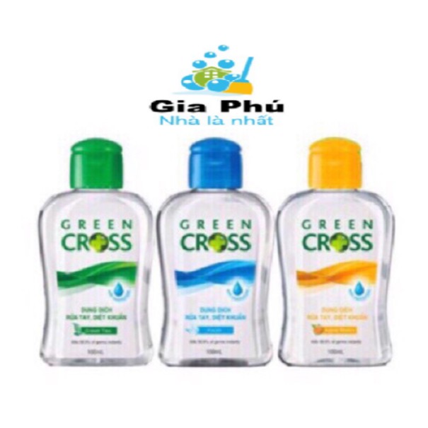 Nước rửa tay khô diệt khuẩn 100ml Green Cross ( nhiều mùi ) | BigBuy360 - bigbuy360.vn