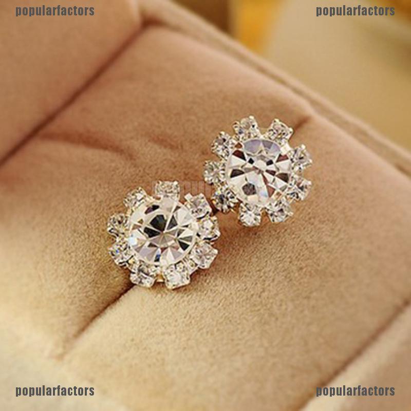 Đôi Bông Tai Dáng Dài Đính Đá Thời Trang Cho Nữ