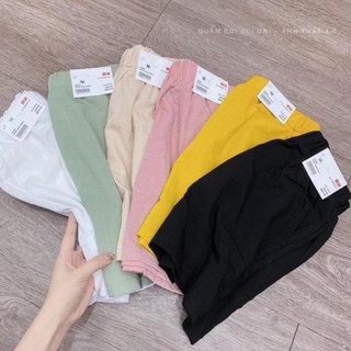 Quần Short đũi vải cạp chun cho nữ