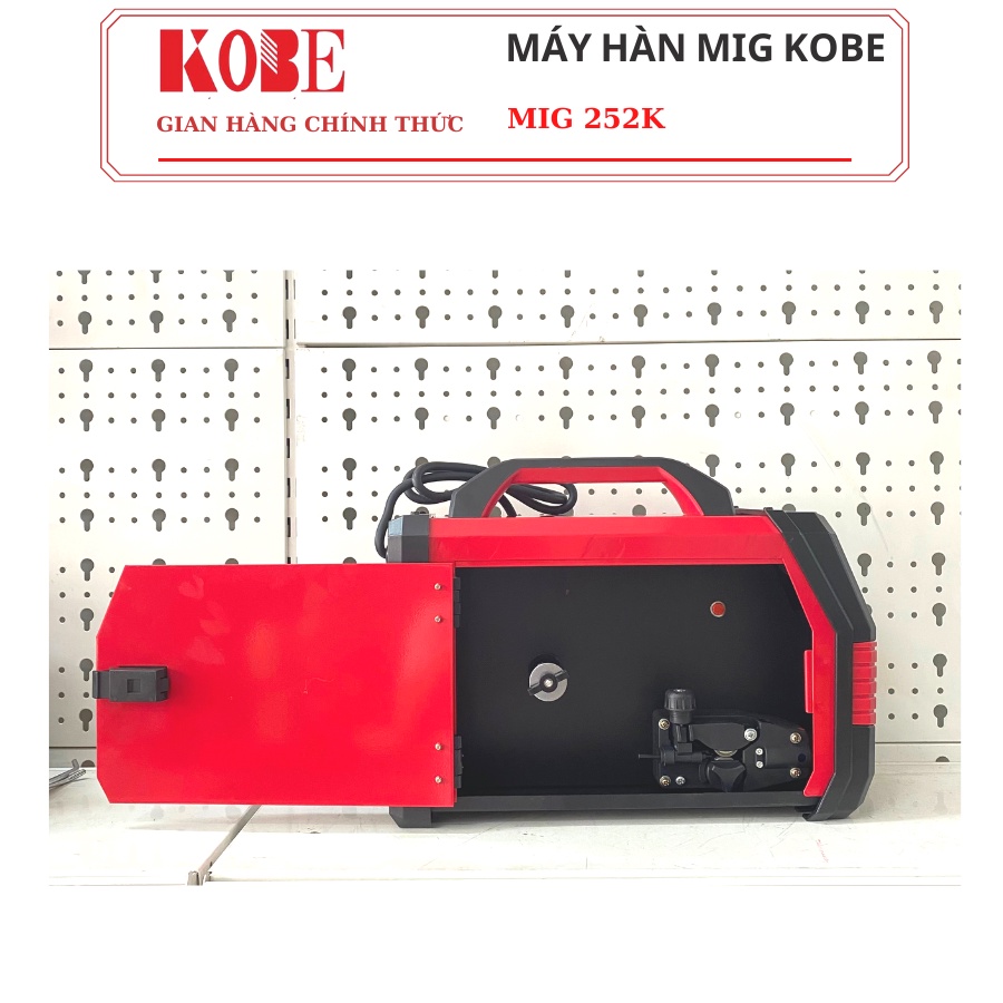 Máy hàn mig không dùng khí 2 chức năng KOBE 252K chuyên sử dụng cuộn dây hàn mic 1kg