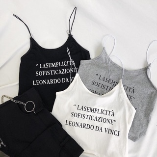 Hàng Áo croptop dây nhỏ basic chuẩn