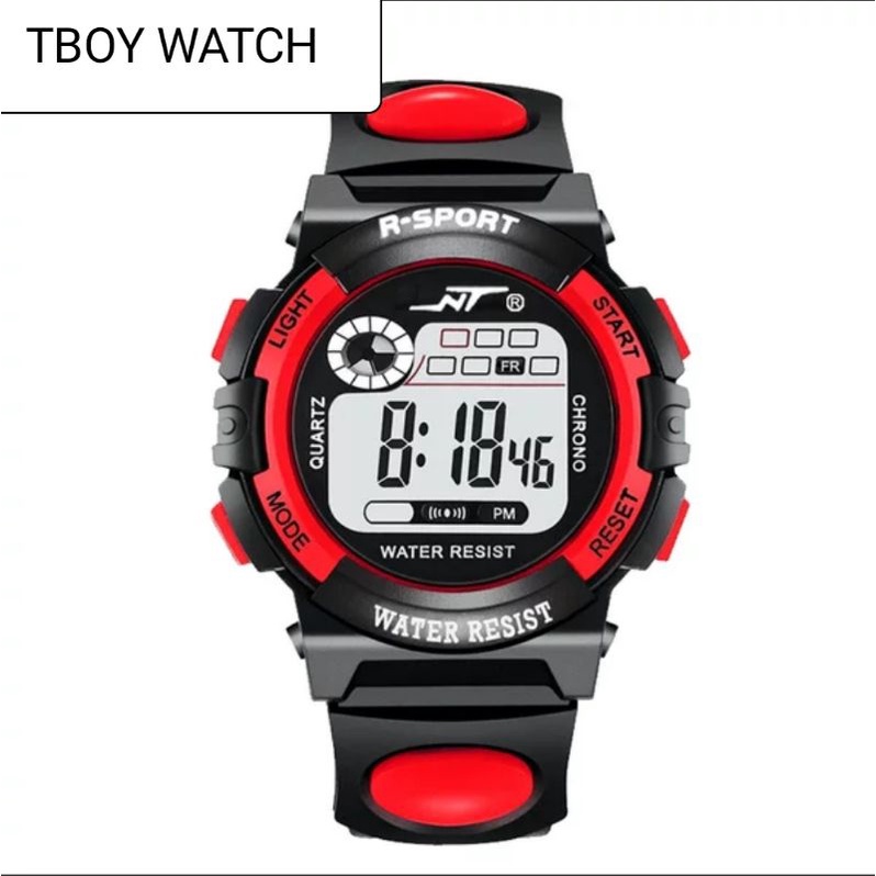 Đồng hồ điện tử trẻ em, bé trai , bé gái và nam giới đeo tay phong cách sport NTR -D22-