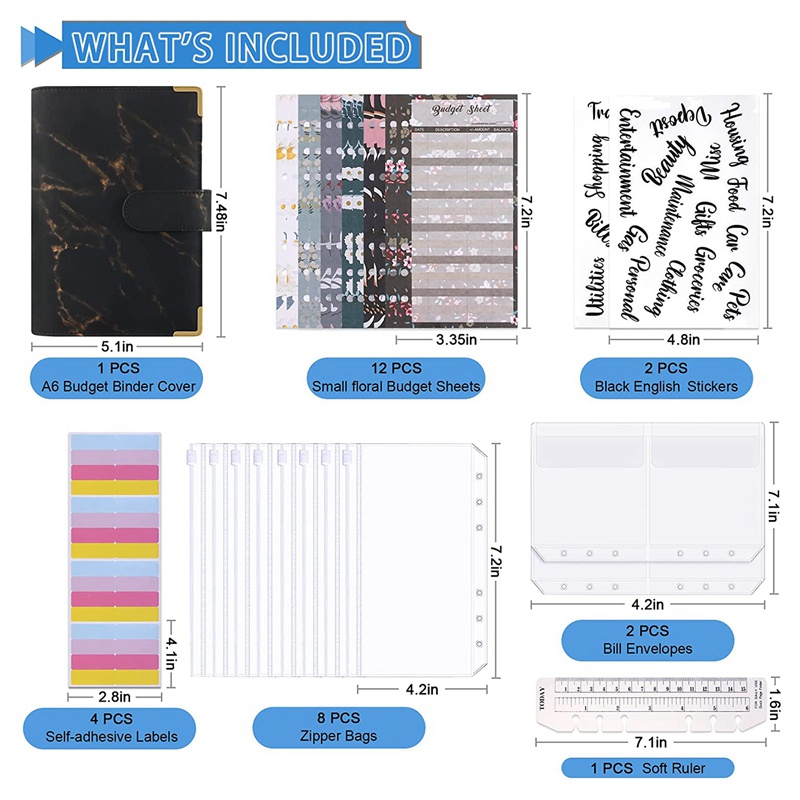 Thùng Đựng Tiền Tiết Kiệm Bằng Da PU A6 Có Khóa Kéo Tiện Dụng Cho Notebook / Tiền Mặt