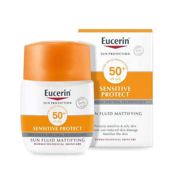 Eucerin Kem chống nắng SPF 50+ dành cho mọi loại da Sun Fluid Mattifying 50ml