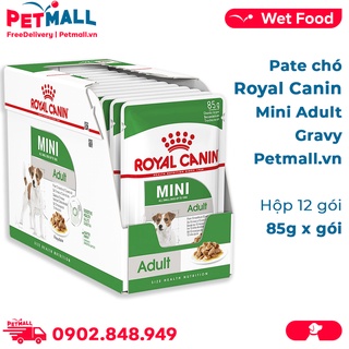 Pate chó Royal Canin Mini Adult Gravy 85g - hộp 12 gói