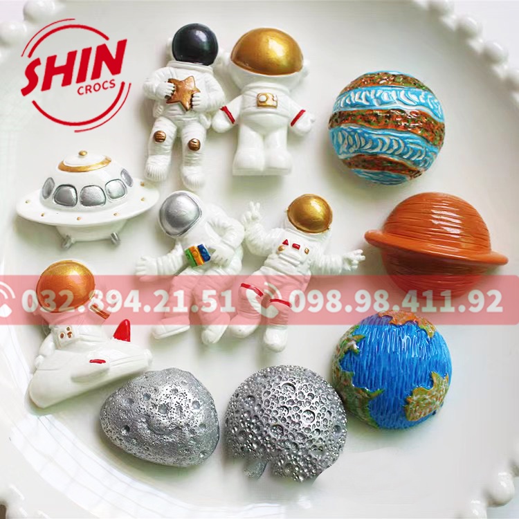 sticker crocs FREESHIPsticker crocs họa tiết vũ trụ rộng lớn SHINCROSS0823