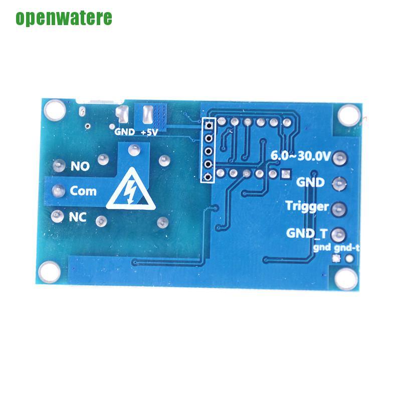 【open】6v-30v Relay Module Switch Trigger Time Delay Circuit Timer Cycle Adjustable