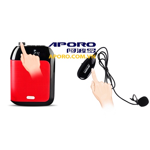 Máy trợ giảng Aporo T9 2.4G Mic không dây Bluetooth.