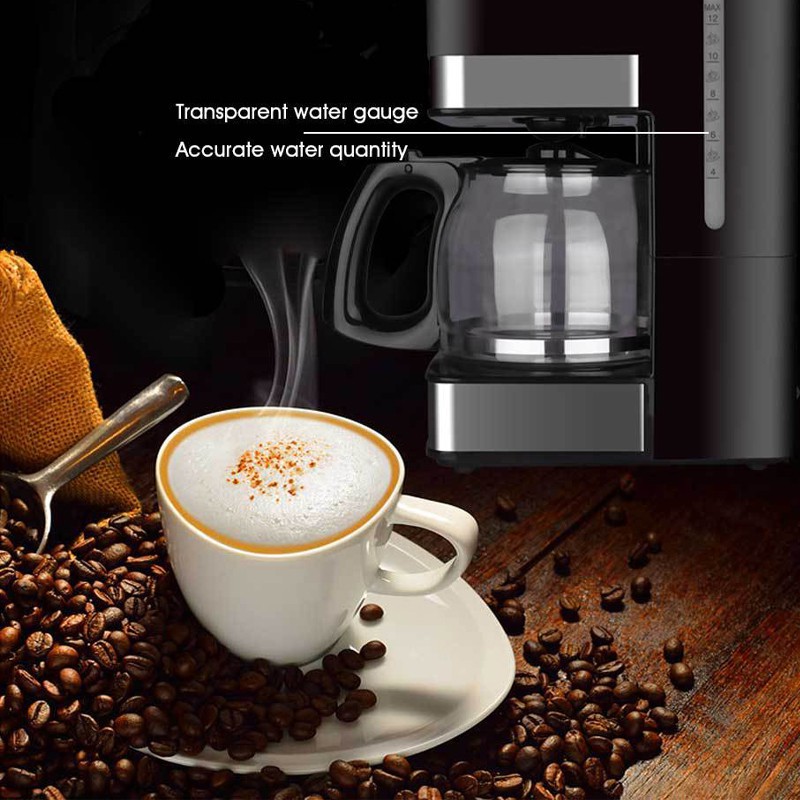 Máy pha cà phê tự động Nước Ý Sử dụng nhà Nhỏ Máy đánh bọt sữa bằng hơi Nhỏ giọt dễ dàng mang theo Máy Pha Cafe dành cho