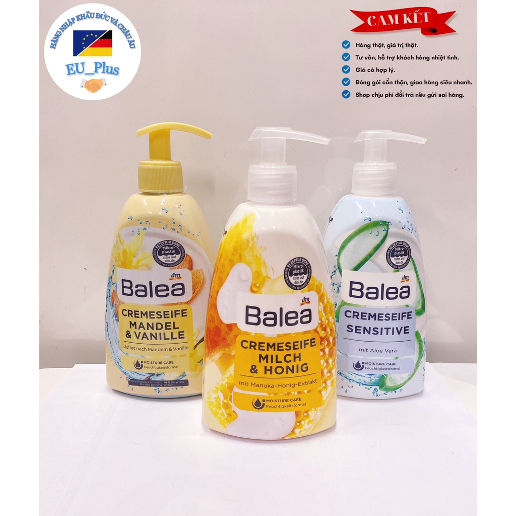 NƯỚC RỬA TAY BALEA 500ML- 🇩🇪🇩🇪Hàng Đức - 500ml - mật ong, vani, lô hội