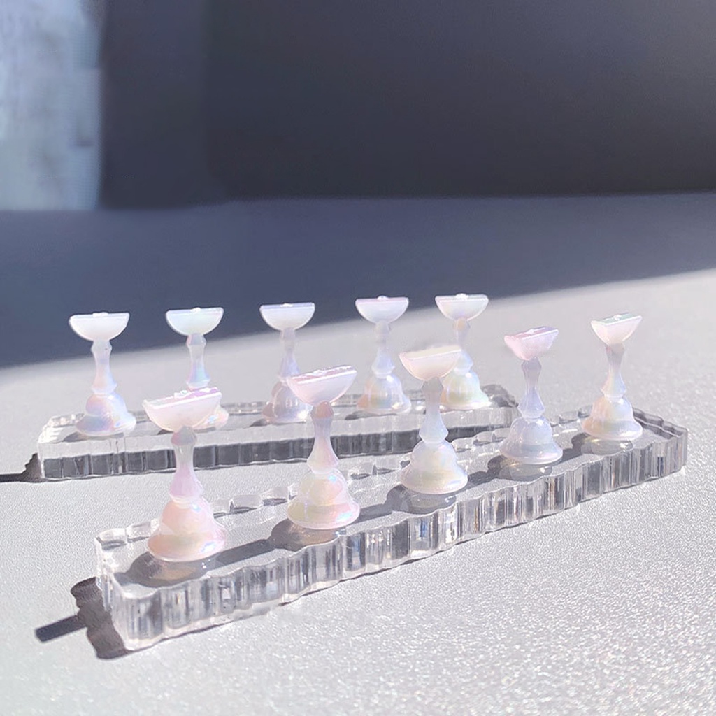 Giá Đỡ Trưng Bày Móng Tay Gọn Nhẹ Chống Biến Dạng DIY