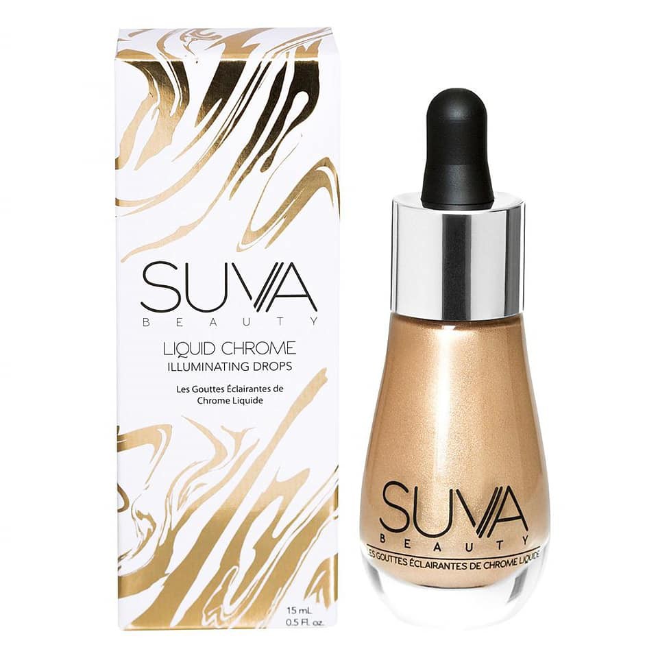 KEM BẮT SÁNG DẠNG LỎNG SUVA BEAUTY LIQUID CHROME LLLUMINATING DROPS 15ML NHẬP KHẨU CHÍNH HÃNG - 4247