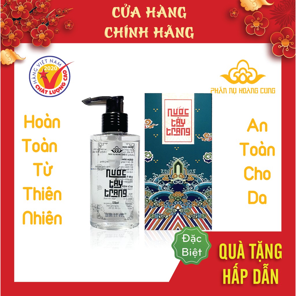 Nước Tẩy Trang Dịu Nhẹ Phấn Nụ Hoàng Cung 120ml