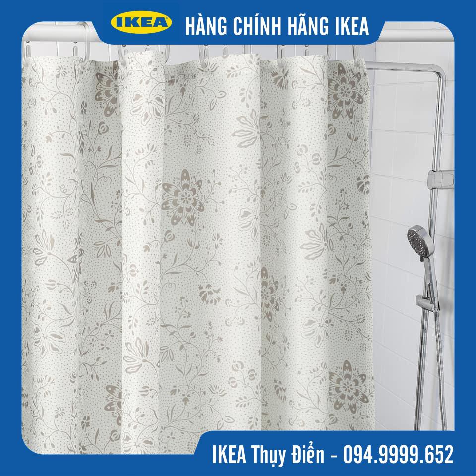Rèm phòng tắm họa tiết nhỏ IKEA