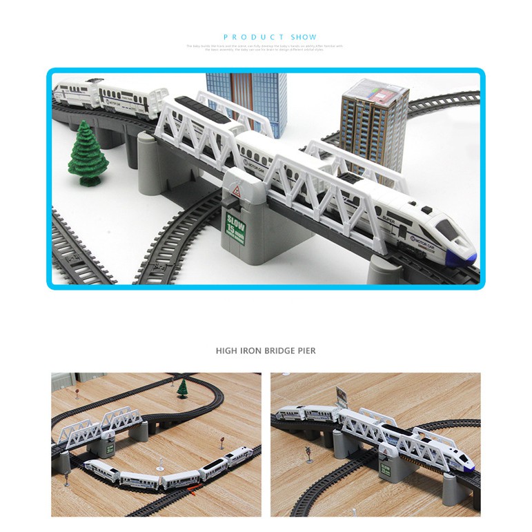 Đồ chơi tàu điện đường ray cỡ bự với nhiều chi tiết khác nhau mới nhất 2021 (tặng kèm pin)