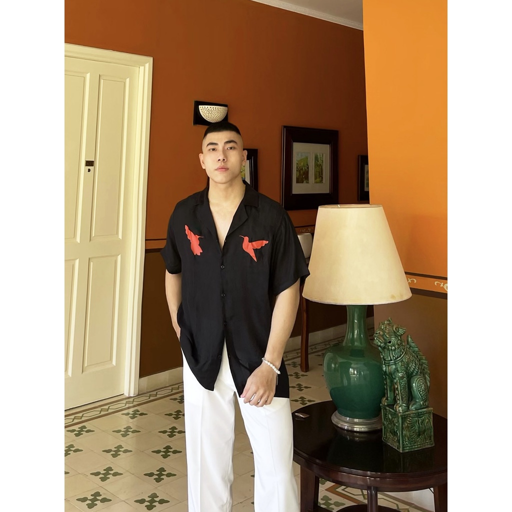 ÁO SƠ MI TAY NGẮN SPRING BIRDS MÙA TẾT