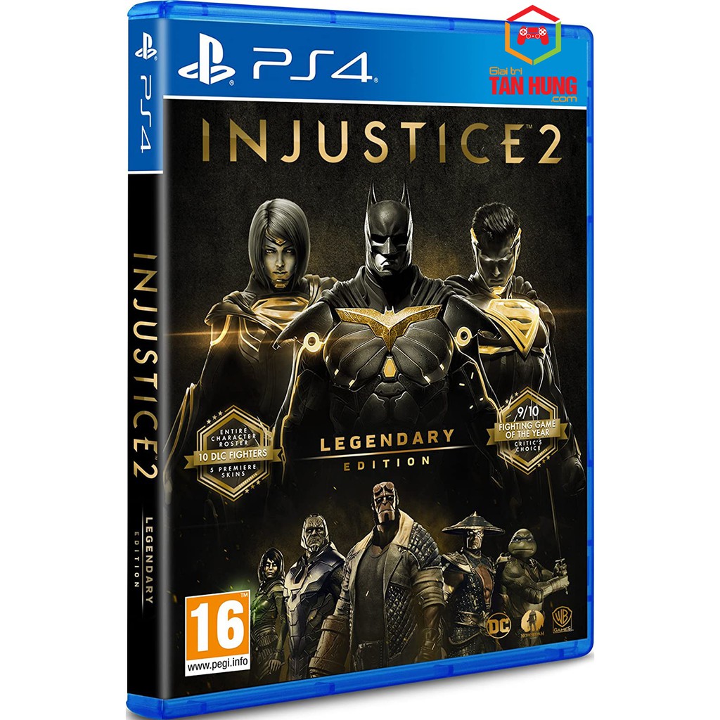 Đĩa Game Ps4 Injustice 2 Legendary Edition