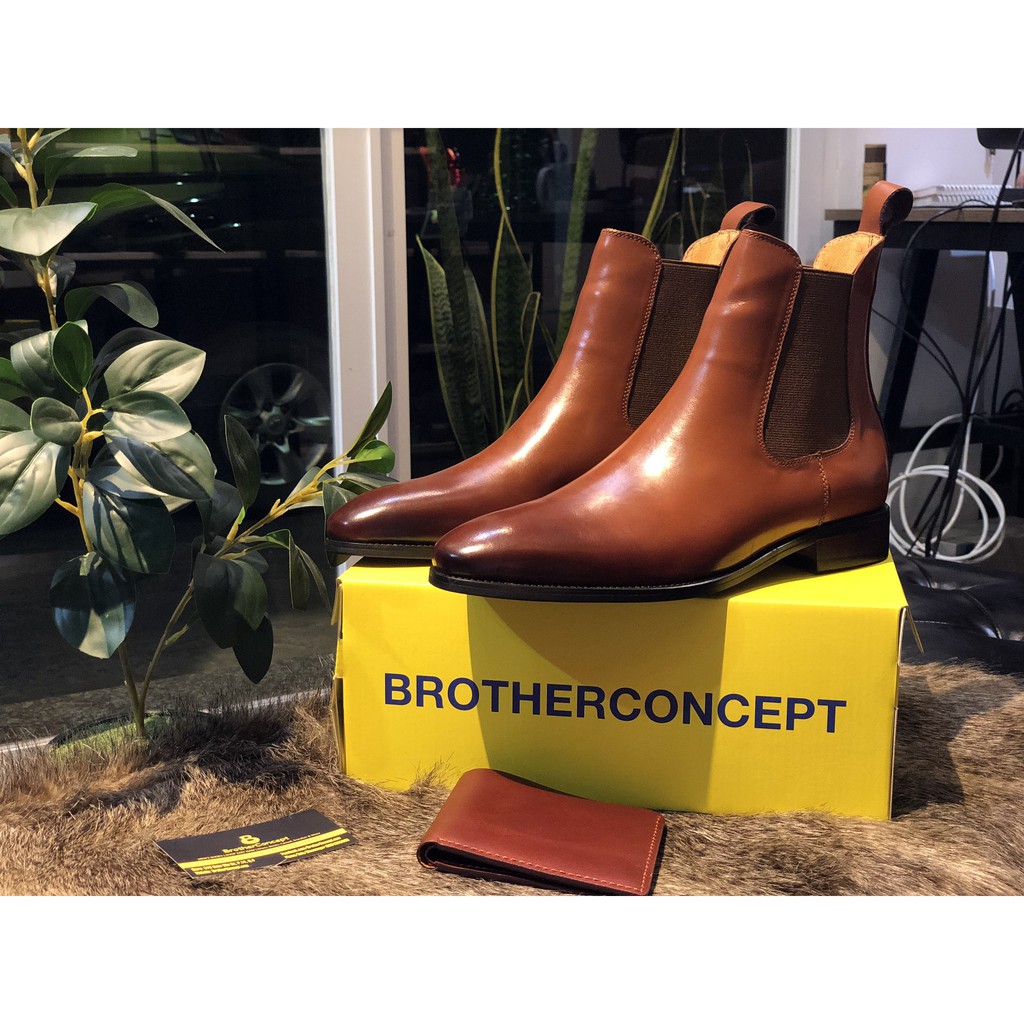 Giày Tây Alexander Chelsea boots Nâu | BigBuy360 - bigbuy360.vn