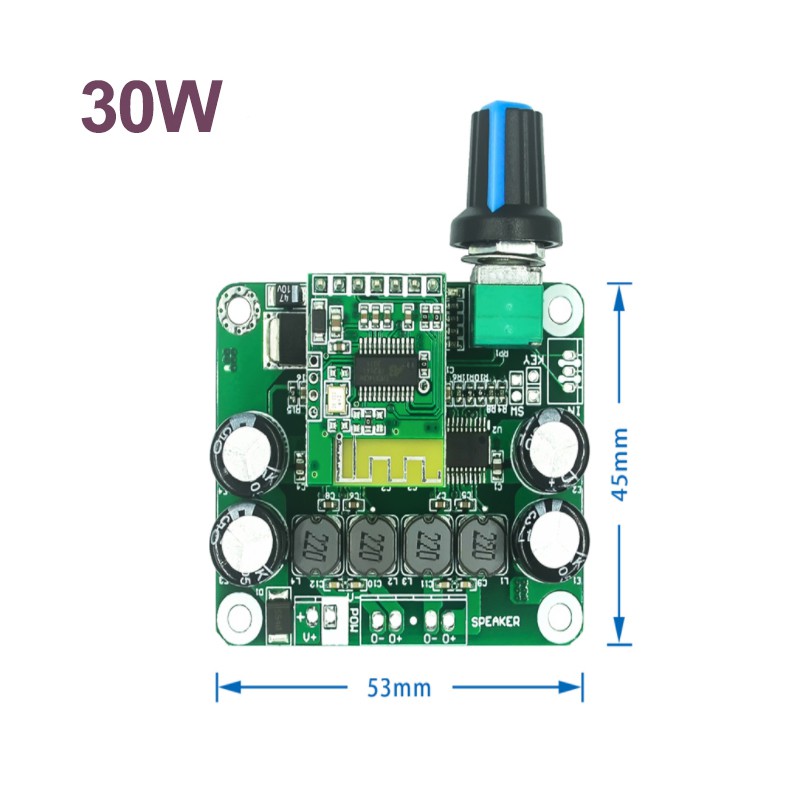 Bảng Mạch Khuếch Đại Công Suất Kỹ Thuật Số Tpa3110 PBTL 8-26V 30W+30W 2x15W Chuyên Dụng Cho Loa USB