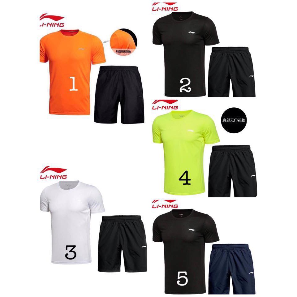 bộ thể thao dành cho nam hãng lining