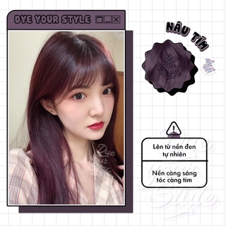 THUỐC NHUỘM TÓC NÂU TÍM