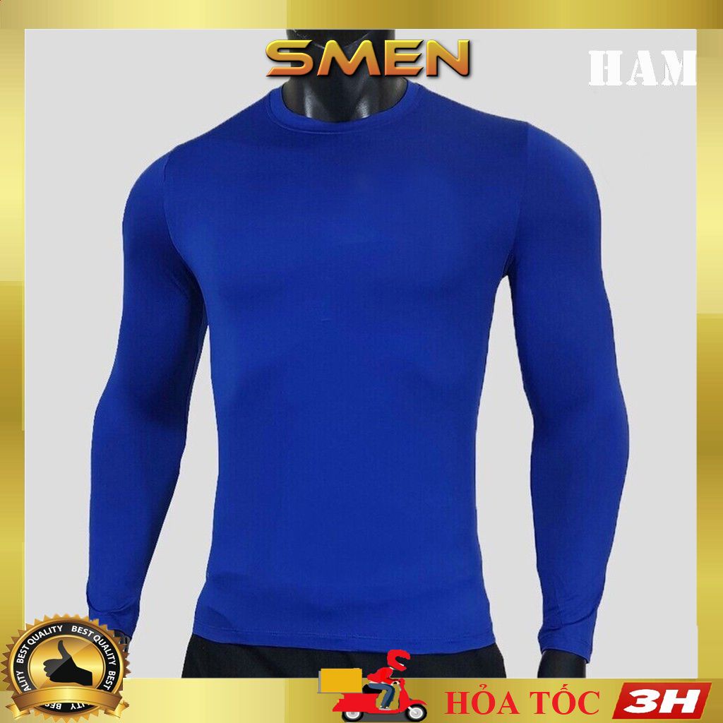 Áo Giữ Nhiệt Nam Áo Dài Tay Nam Body Bóng Đá Co Dãn 2 Chiều