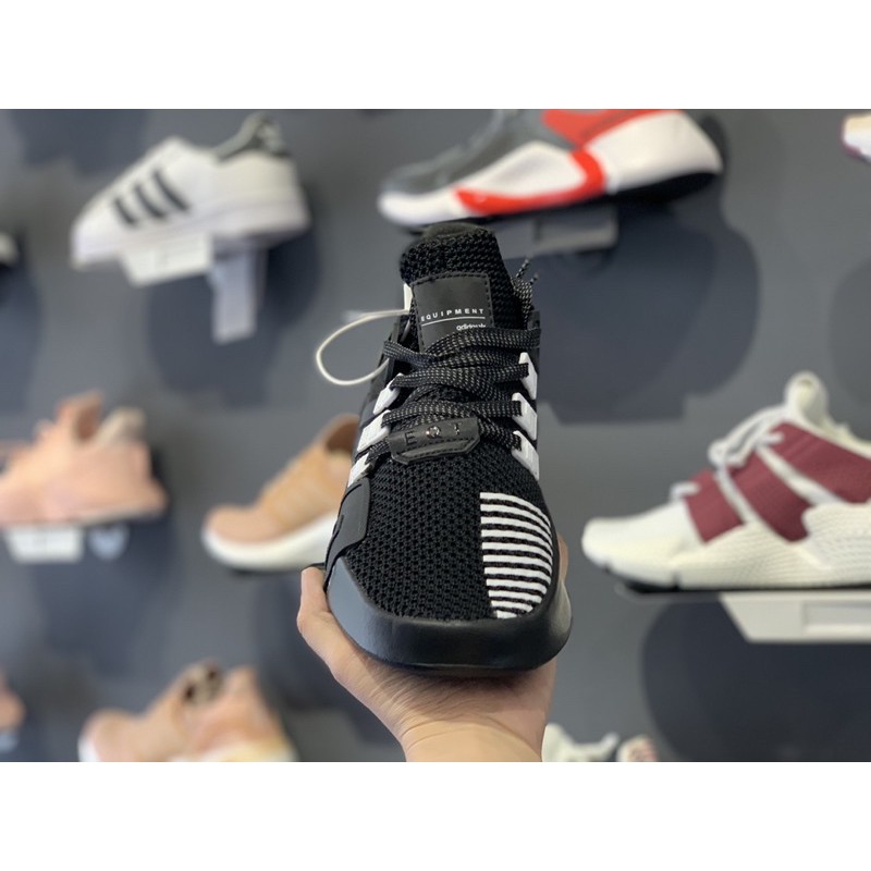 Giày thể thao/ Sneaker Eqt đen phản quang (Full box + tặng kèm tất sneaker)