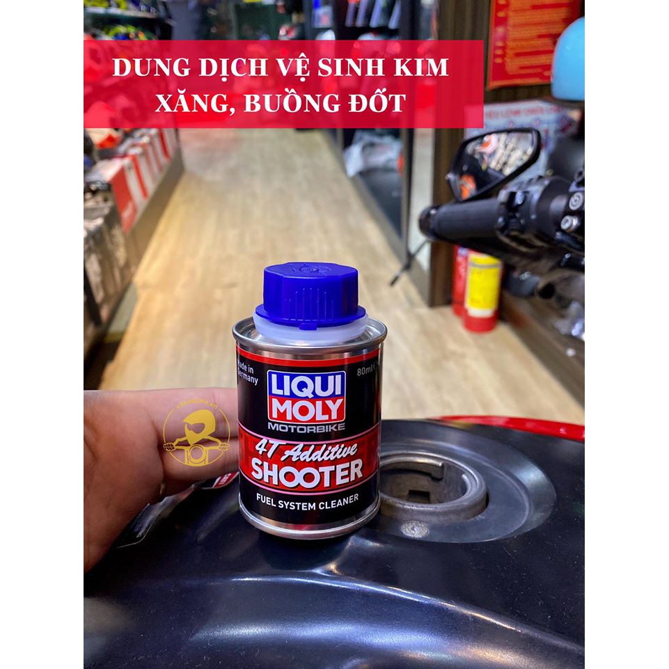 Dung dịch vệ sinh buồng đốt Liqui Moly 4T Additive Shooter Carbon Cleaner